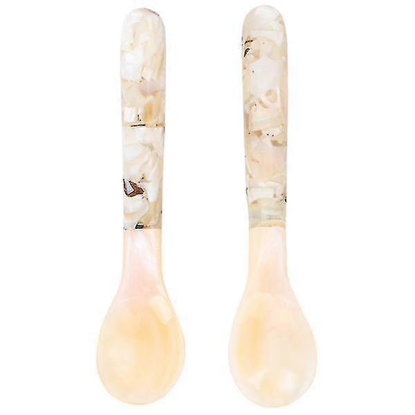 2pcs Shell Spoon Spoon Household Spoon Kitchen Supplies Coffee Spoon