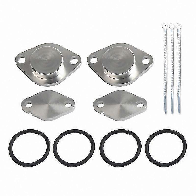 Aluminum EGR Delete Kit for TDV6 Engines - Full Removal Solution
