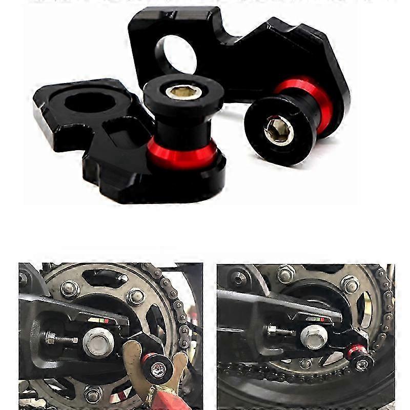 Motorcycle CNC Aluminum Chain Adjuster Block Rear Swingarm Spools for CB650F CBR650F 2014-2019 CB650R 2019
