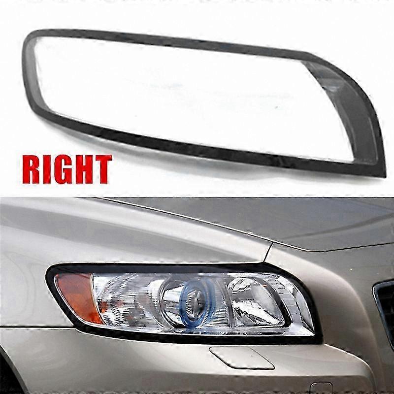 Headlight Lampshade Cover with Replacement Glasses for 07-12 S40 Models