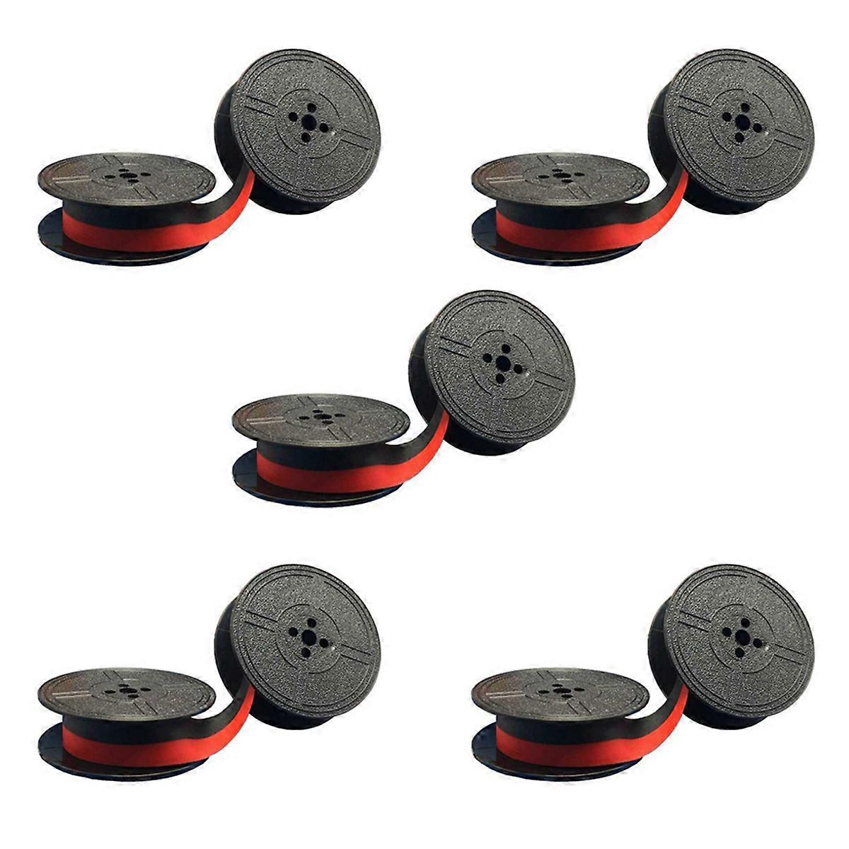Typewriter Ribbon Twin Spool Typewriter Ribbon Red and Black Twin Spool Replacement Pack for Most Ty