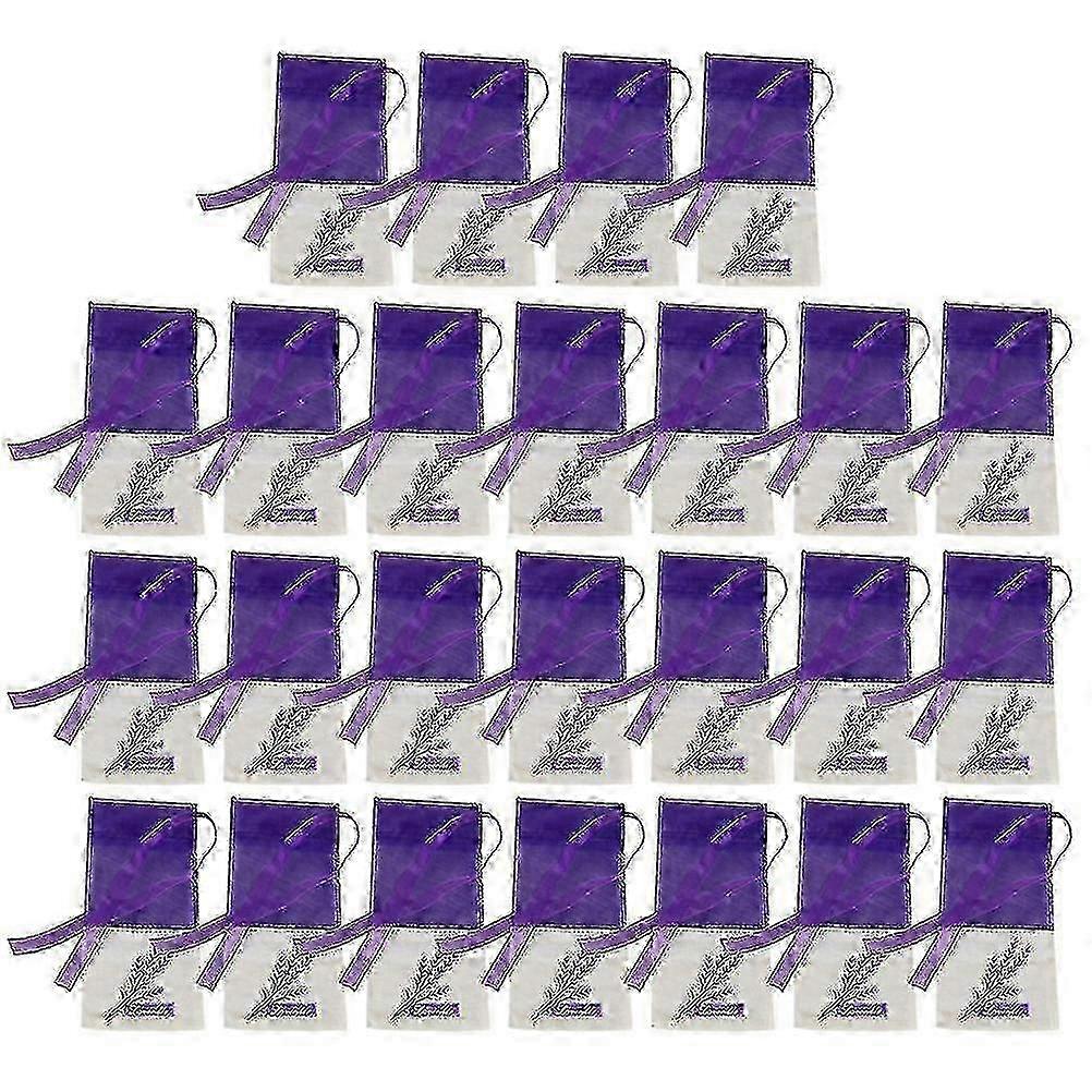 Empty sachets 50pcs with floral print for wardrobe