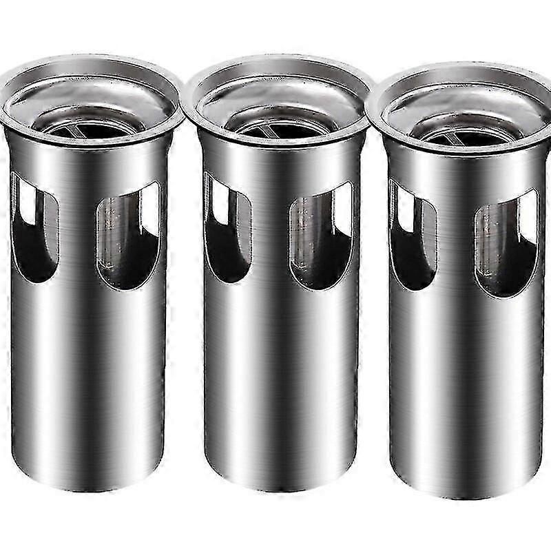 1-3pcs Bathroom Floor Strainer Bath Basin Drain Filter Gravity Flip...