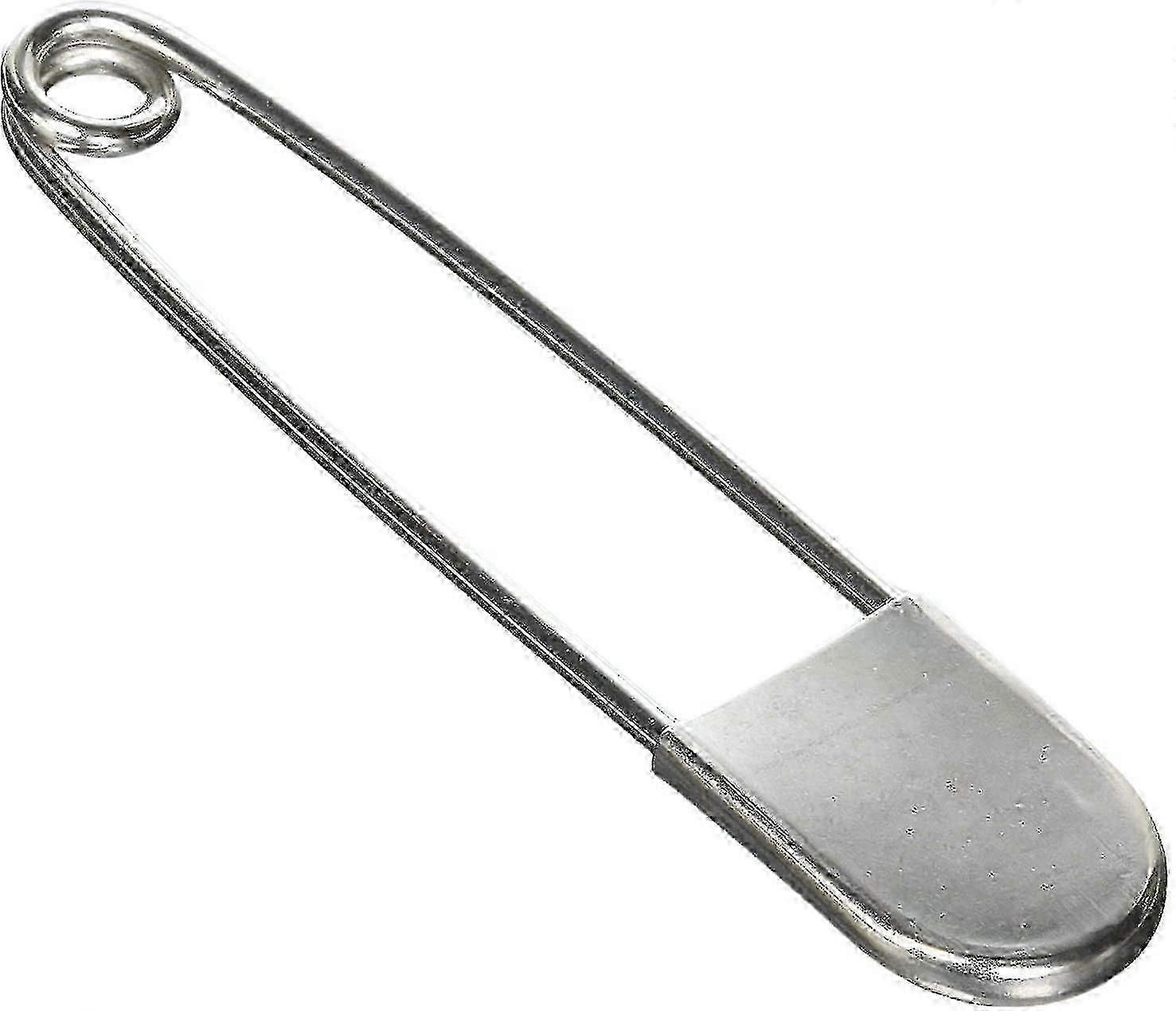 Safety Pins, 12.8cm Large Safety Pins Pack Of 2 For Clothes Leather Canvas Blankets Crafts, Extra Large Safety Pin F26