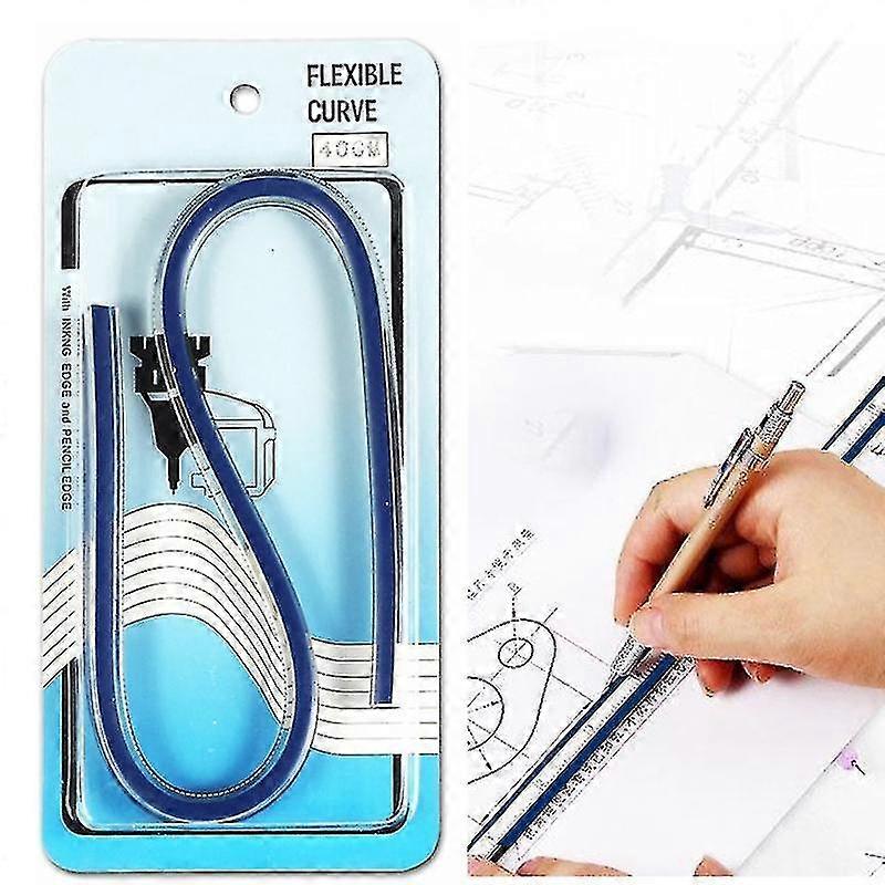Flexible Curved Ruler Bendable Ruler for Engineering Drawing and Gr...