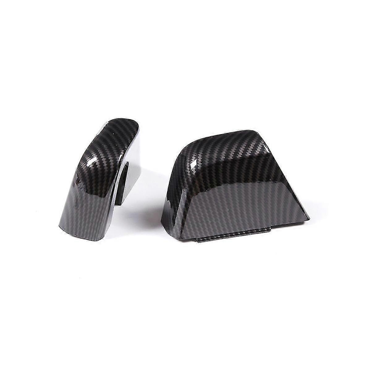 Car armrest box screw decorative covers, suitable for 2022 - 2023 models of the 90 and 110 series, with carbon fiber texture and easy to install