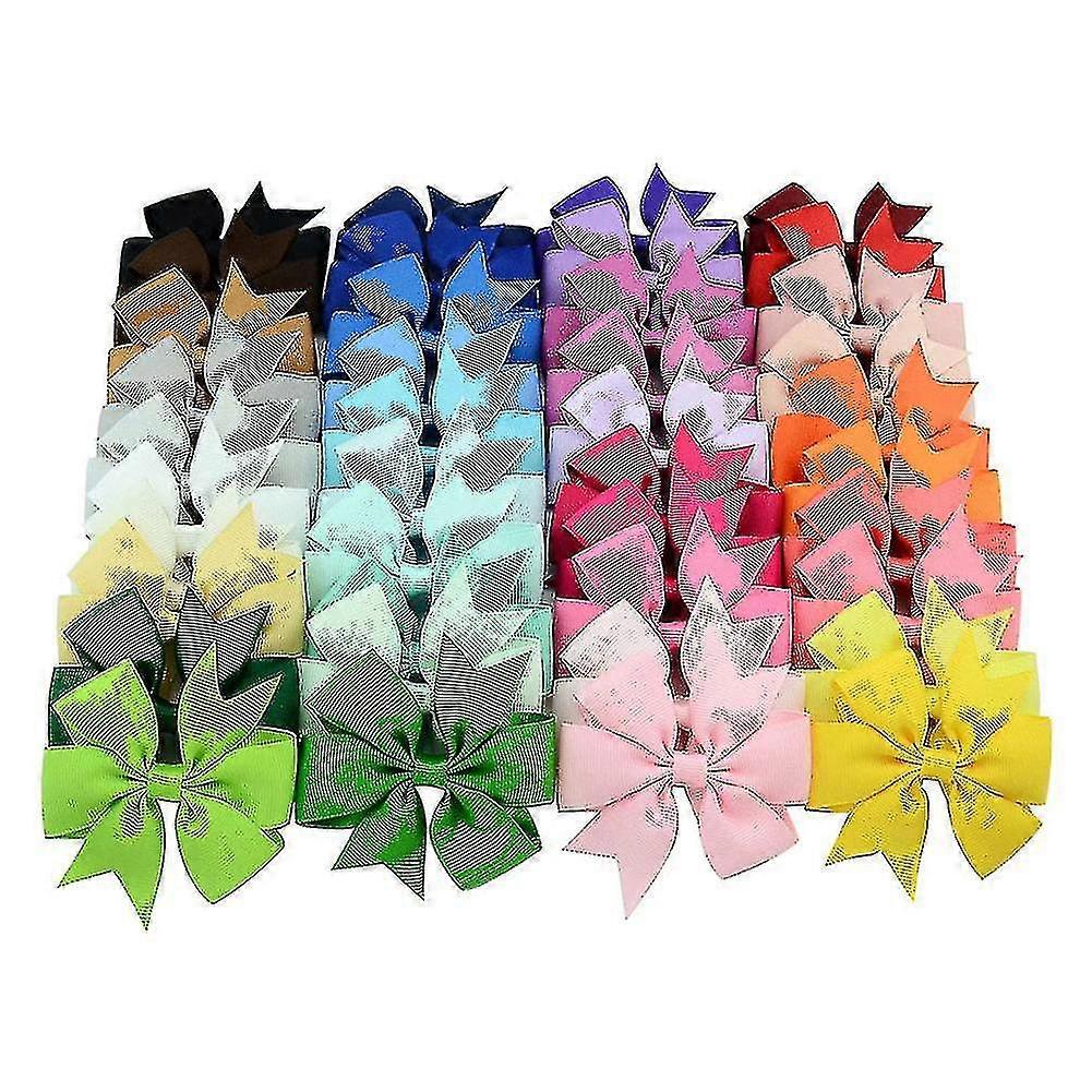 40-piece multi-color mixed bow hairpins suitable for multiple occasions