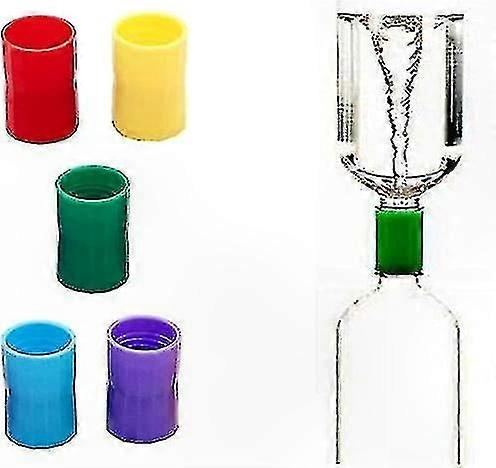 5-Pack Tornado Bottle Connectors for DIY Science Projects & Fountains