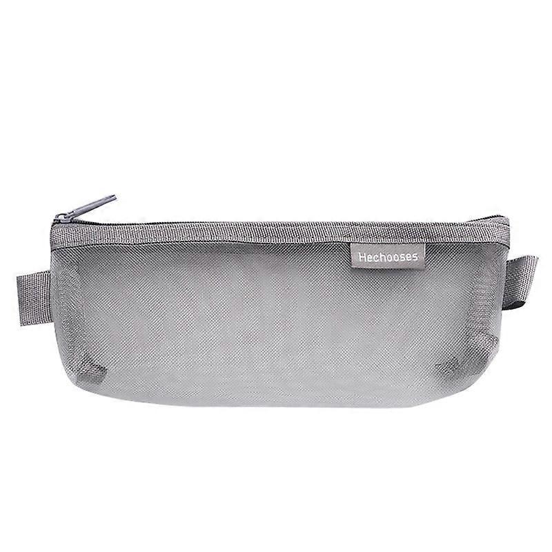 Hechooses D033 Mesh Pen Bag, Style: Triangle (Gray)