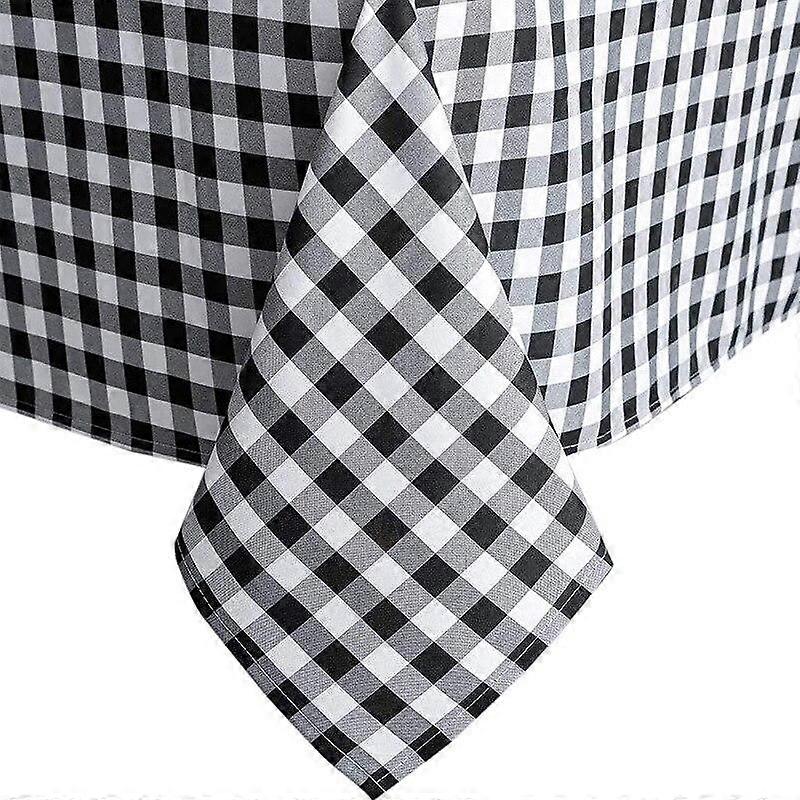 Plaid Waterproof Table Tablecloth For Dining Room  Table Cover Anti Stain Rectangular(140cm*180cm)
