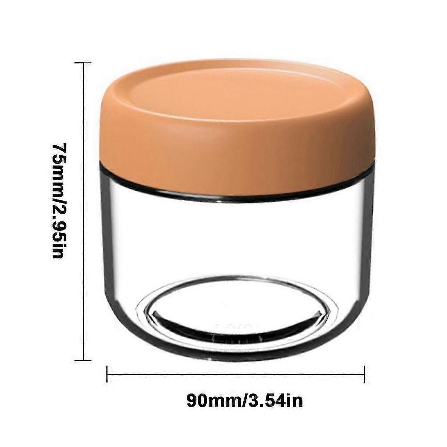 Glass Jars for Overnight Oats with Lids in Vibrant Colors 300ml