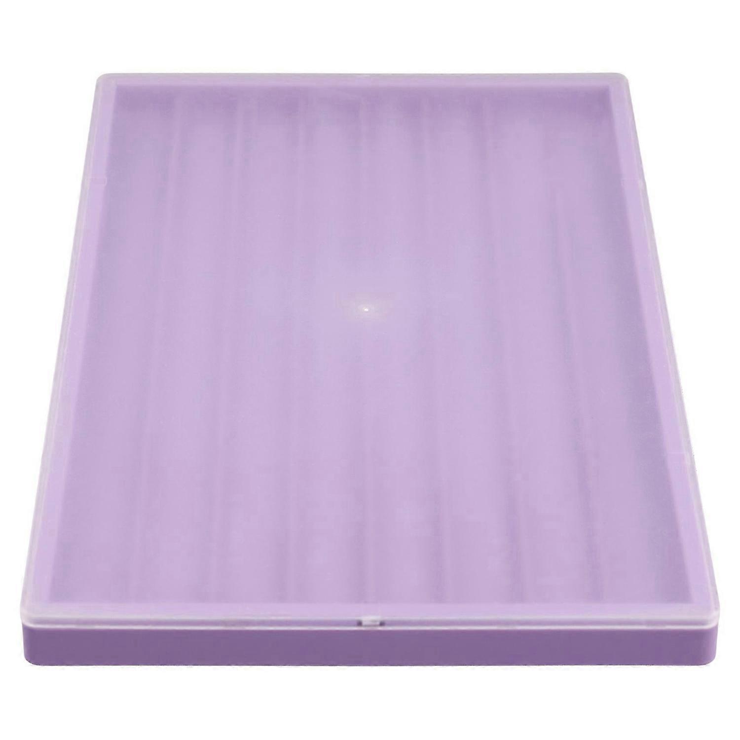 Waterproof Keycap Storage Box with Lid Purple