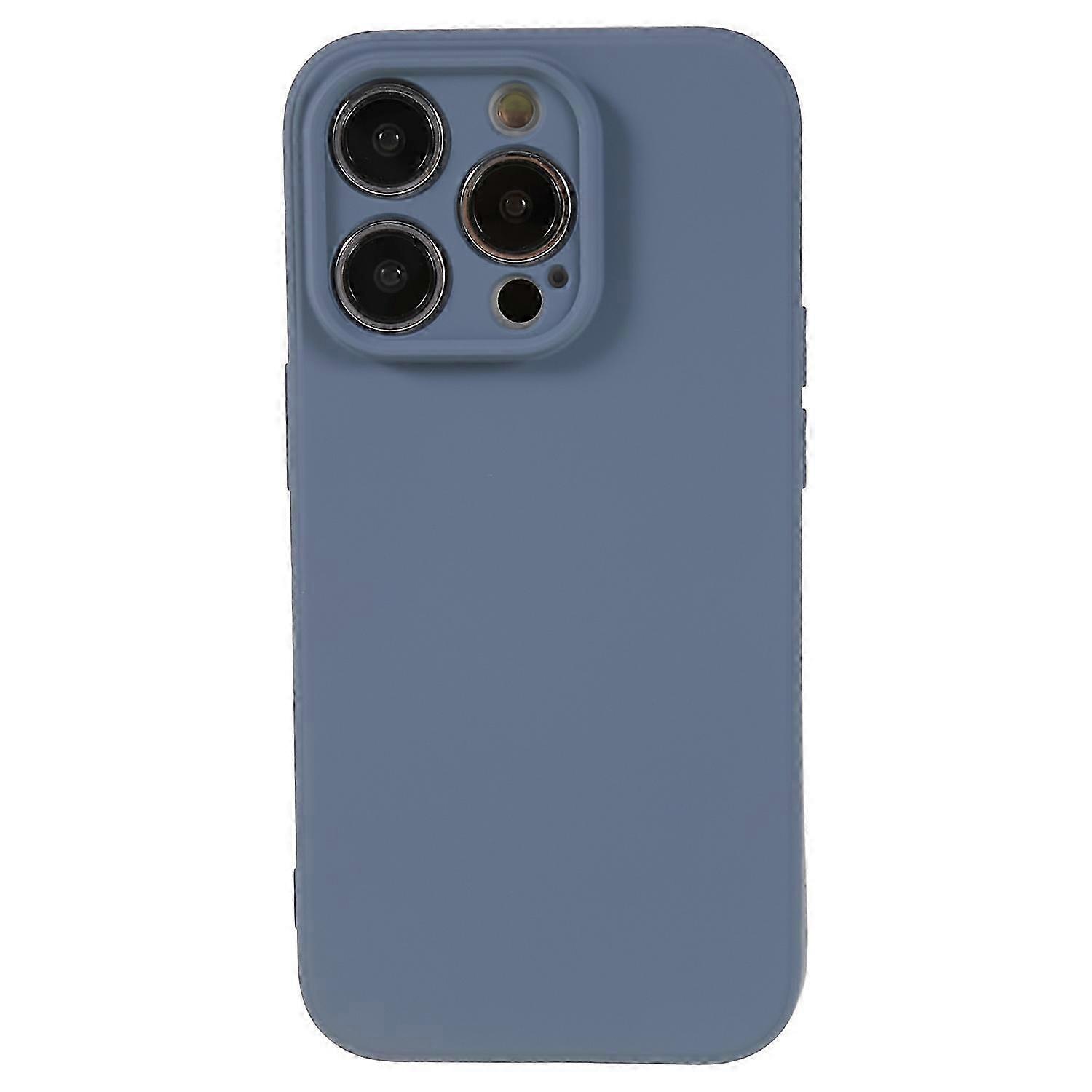 For iPhone 14 Pro Max Rubberized TPU Protective Case Soft Fiber Lining Inside Shockproof Phone Cover