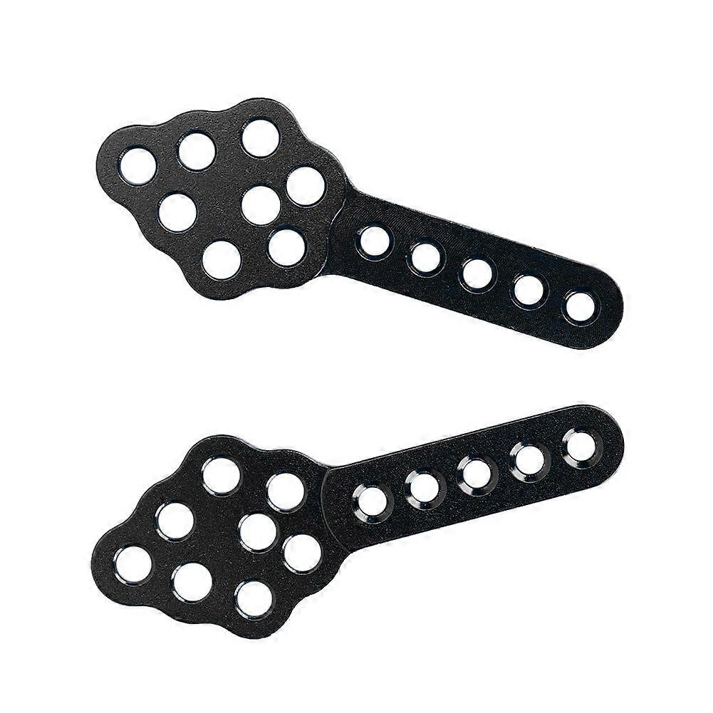 2pcs Shock Absorber Mount Adjust Height Angle Accessory Fit for 1/10 RC Crawler Car  (Black)