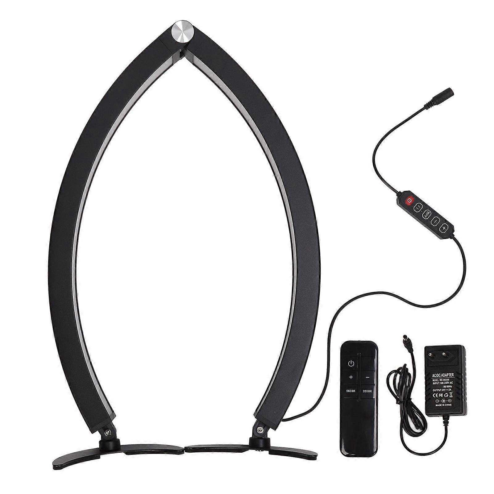 7 Color Temperatures 3200K5600K LED Collapsible Half Moon Light Manicure Desk Lamp for Manicure 40W 100240V EU Plug