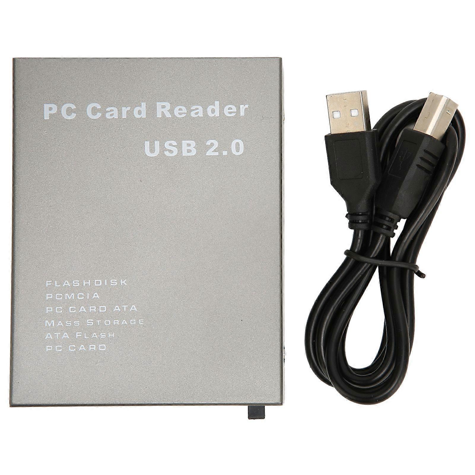 Storage Card Reader USB2.0 PCMCIA Card Reader 68 Pin High Speed Industrial Flash Memory Card Direct Reading ATA Card Reader