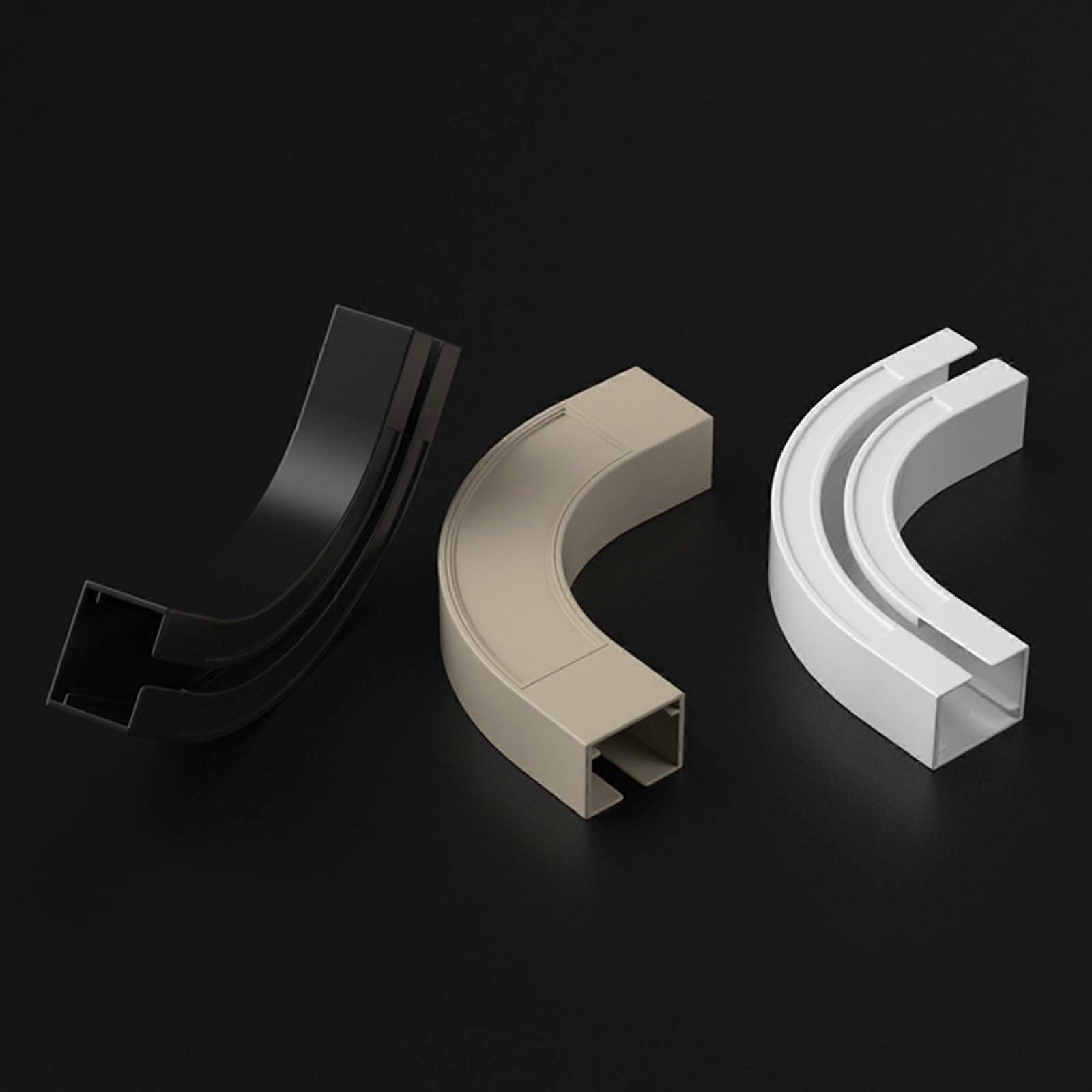 Heavy Duty Aluminium Curtain Rail Track System 90 Degree Corner Bend L Shape U Shape Ceiling Or Wall Mount Room Divider