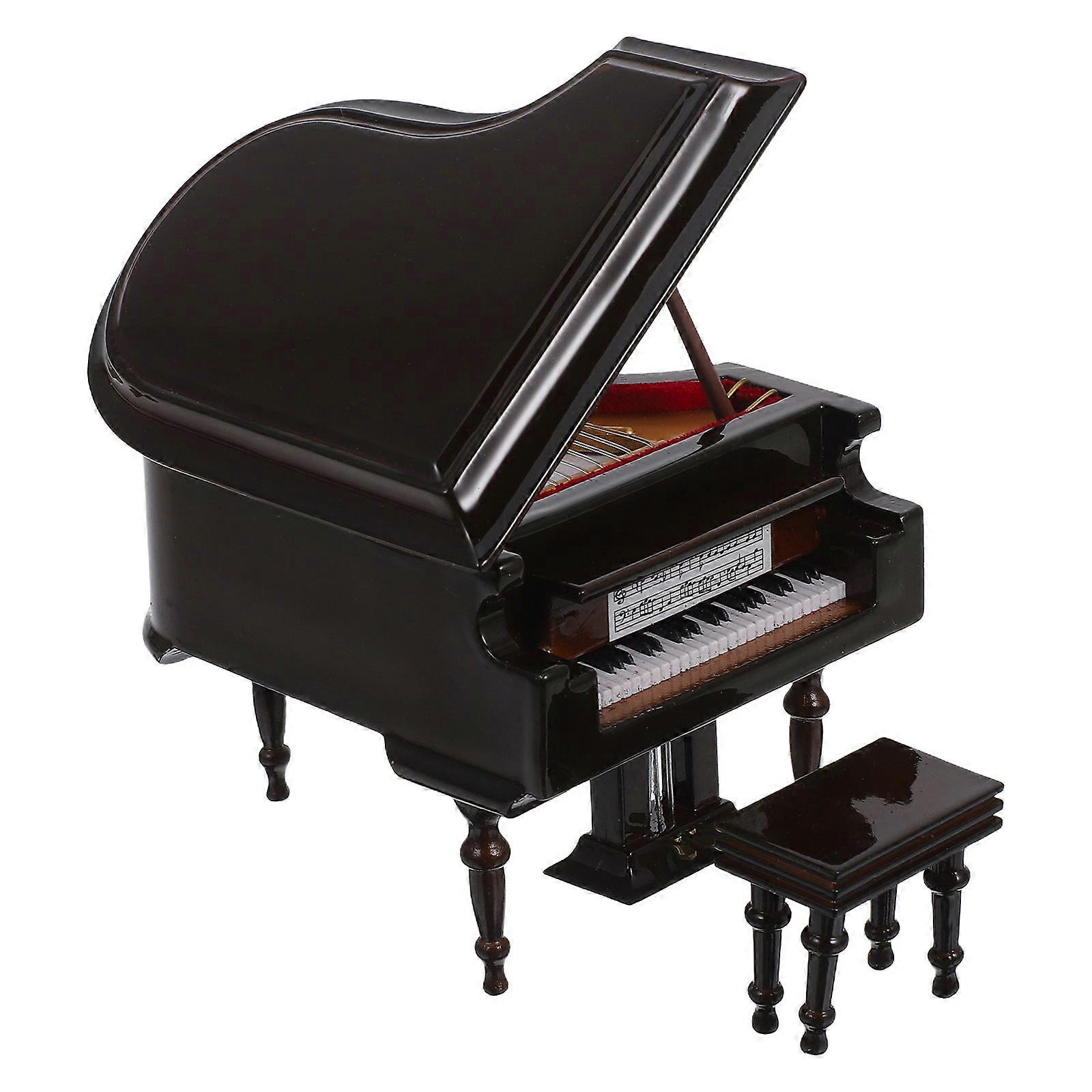 Piano Model Miniature Decor for Home Use 4Sets for Enthusiasts