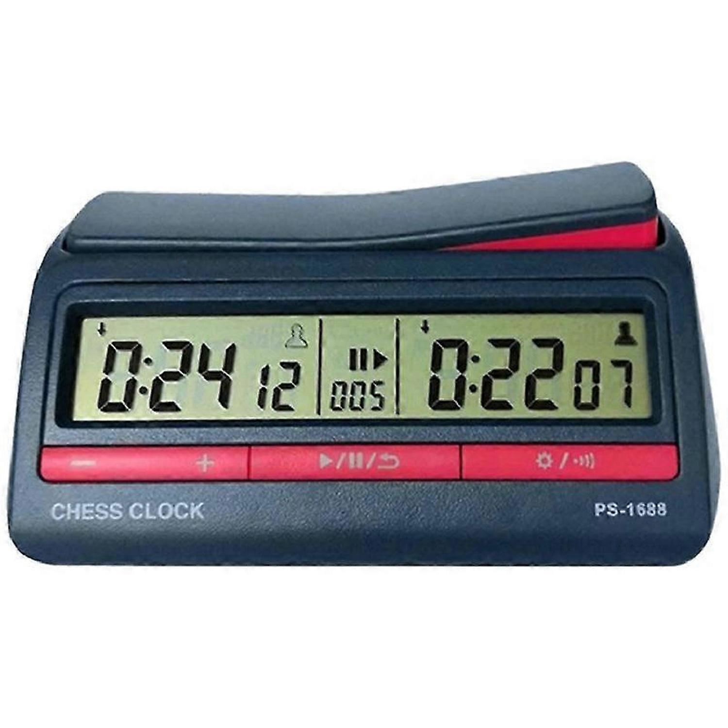 Professional Advanced Chess Digital Timer Chess Clock Count Up Down Board Game Clock PS-1688
