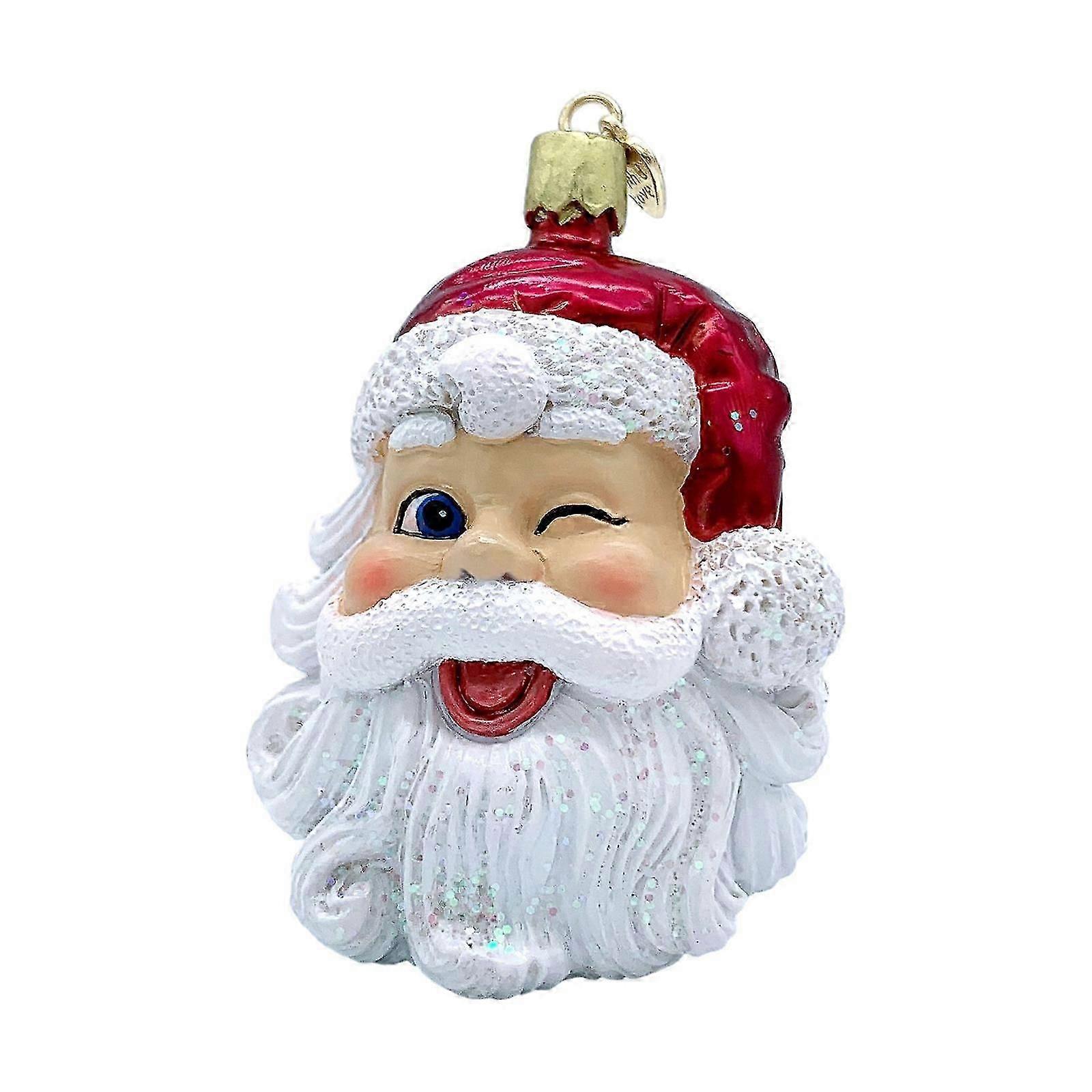 Christmas Tree Pendant Santa Claus Decorative for Holiday Home Party Favors