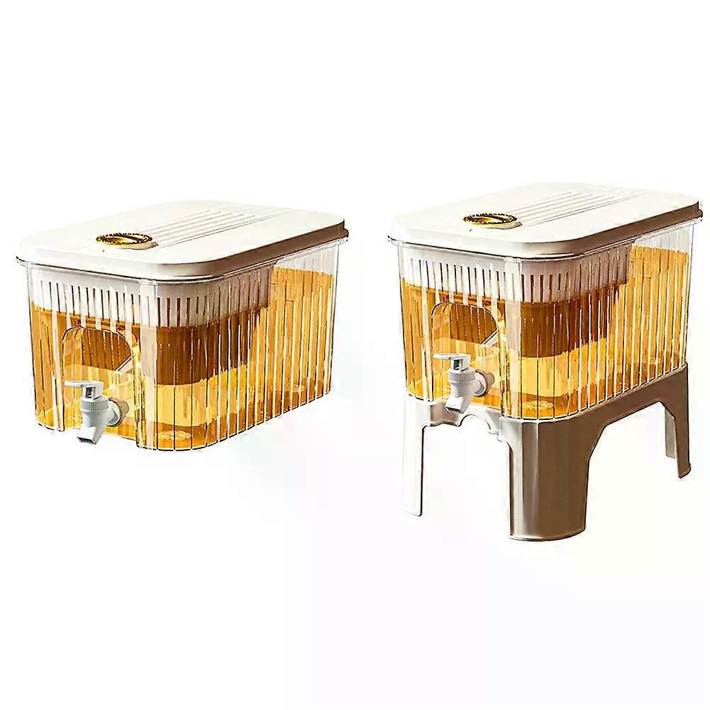 45L Juice Jug Cold Kettle with Faucet Large Capacity Portable Water Dispenser Jug Detachable Base for Parties and Daily Use