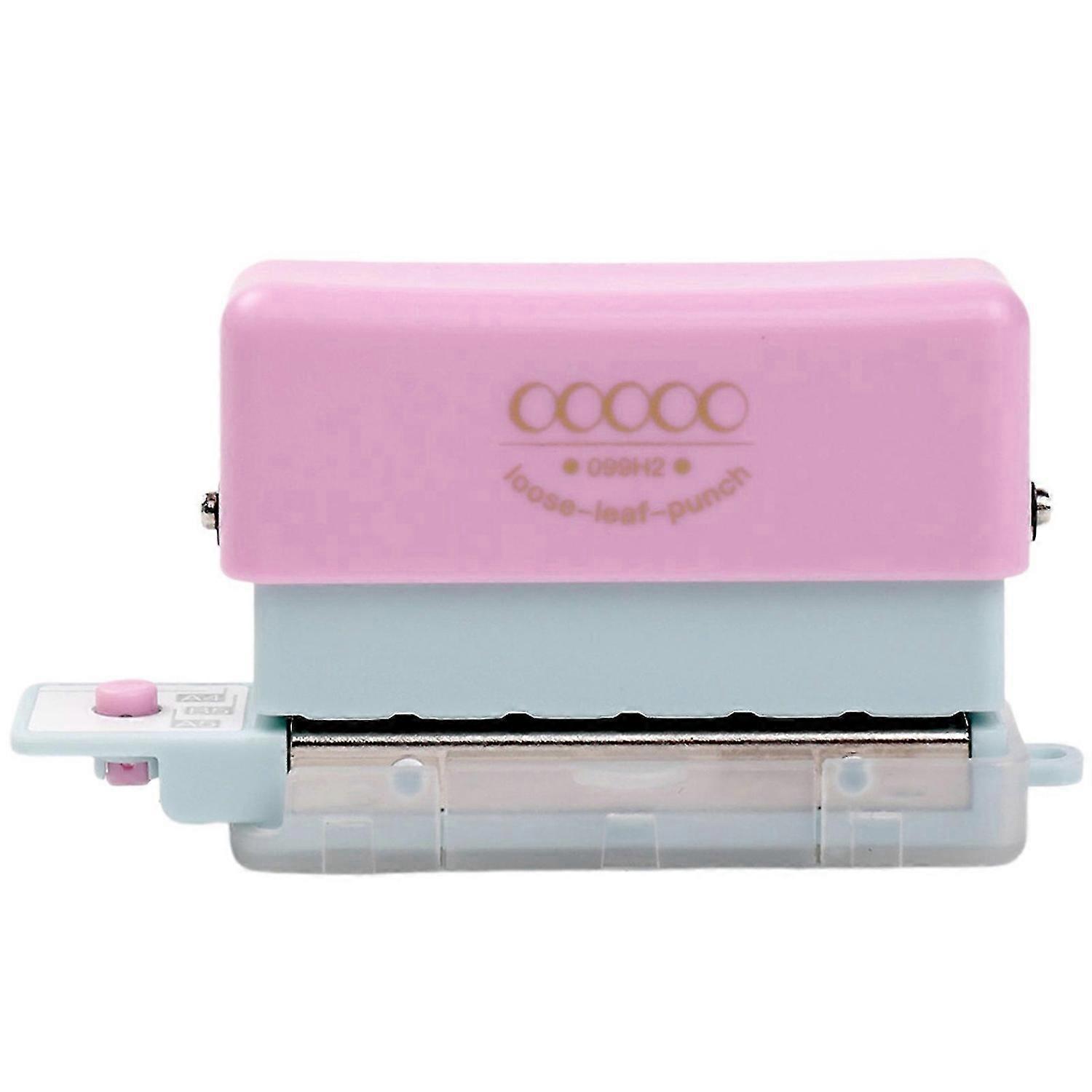 Handheld Mini Puncher Lightweight Portable Punch Holes Tool for Scrapbooks Paper