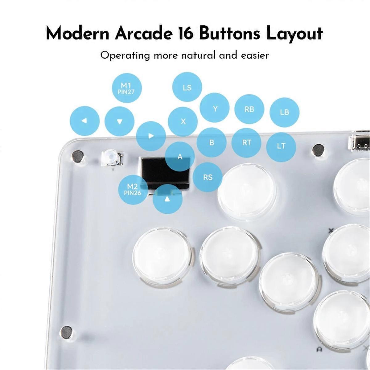 12keys Arcade Joystick Leverless Controller Street Controller