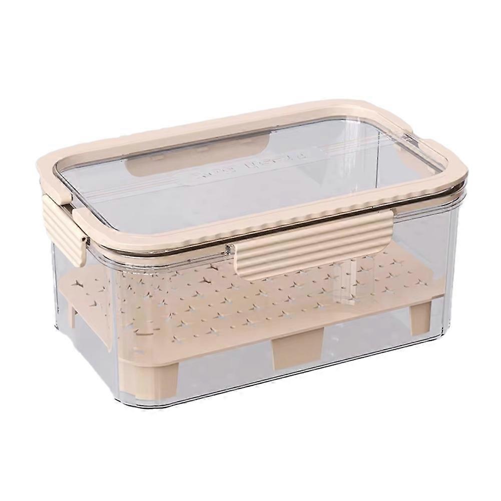 Insulated Outdoor Picnic Cooler Box with Ice Pack,Long-Lasting Refrigeration for Food and Beverages, for Camping A