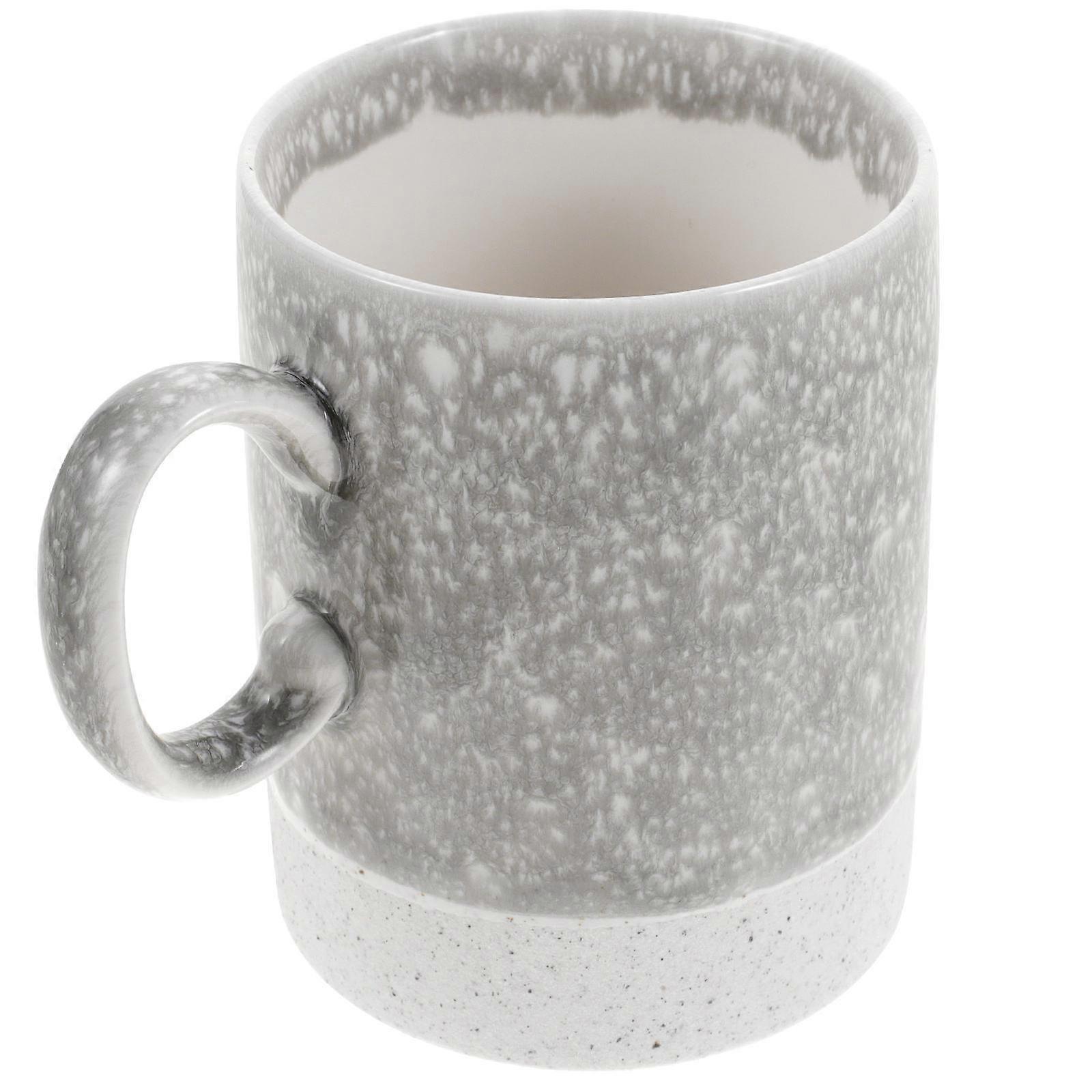 Creative Coffee Mug Set For Home Use In Elegant Green Color With Handheld Design 4Pcs