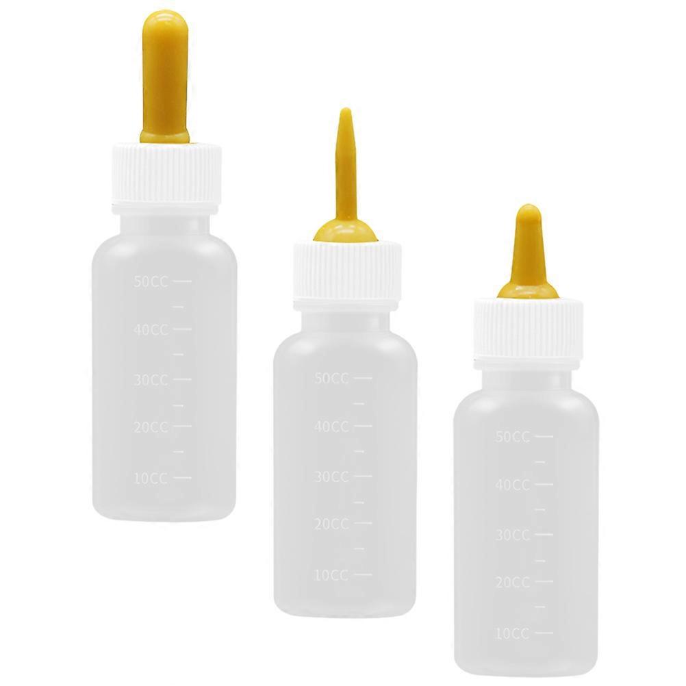 Silicone Pet Feeding Bottles Nursing Bottles for Small Animals 6 Pieces