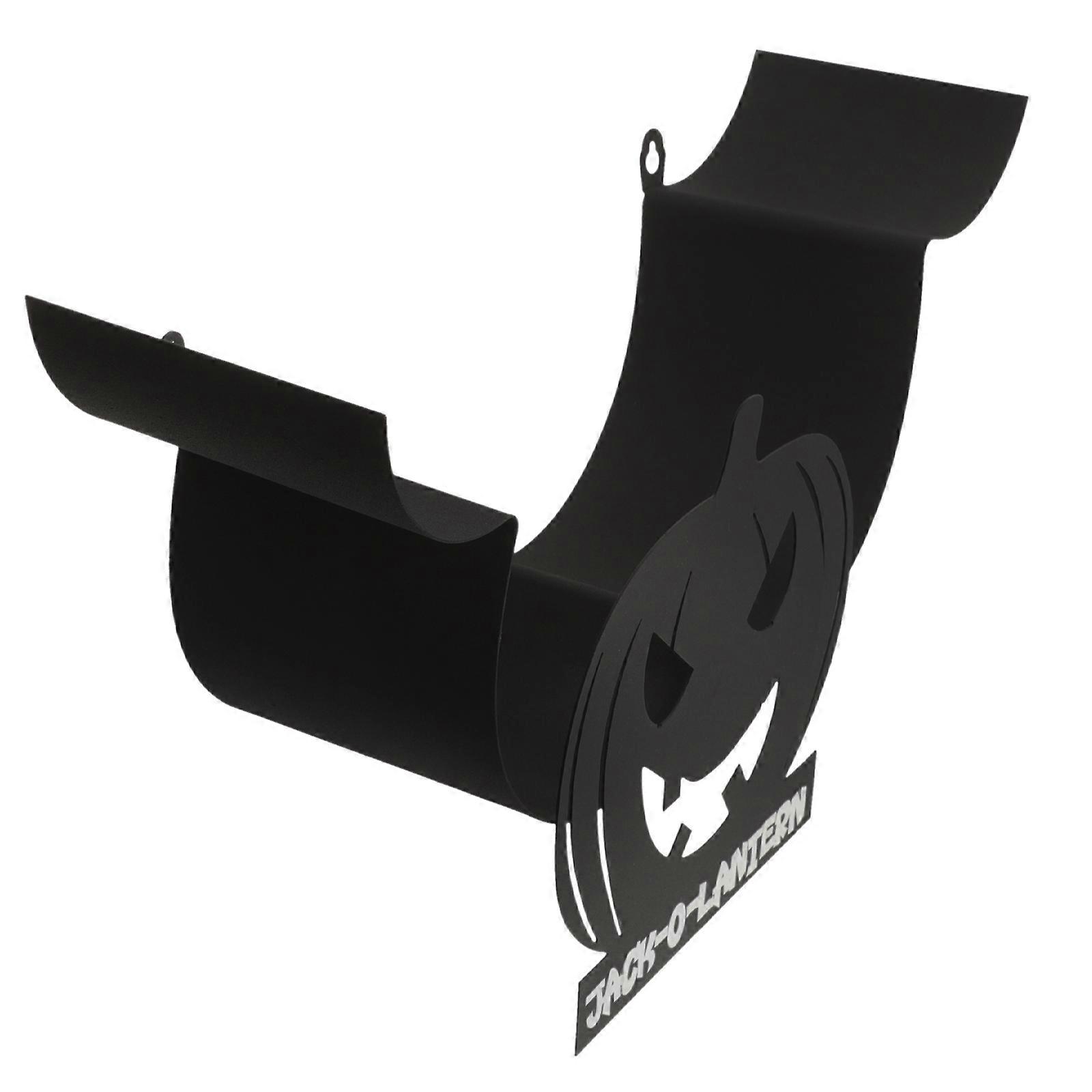 Wall Hanging Toilet Paper Bracket Non-Rusting Iron Kitchen Use 14.2×10.2×3.9in Simple Design Holds Multiple Items Halloween Decor 1Pack