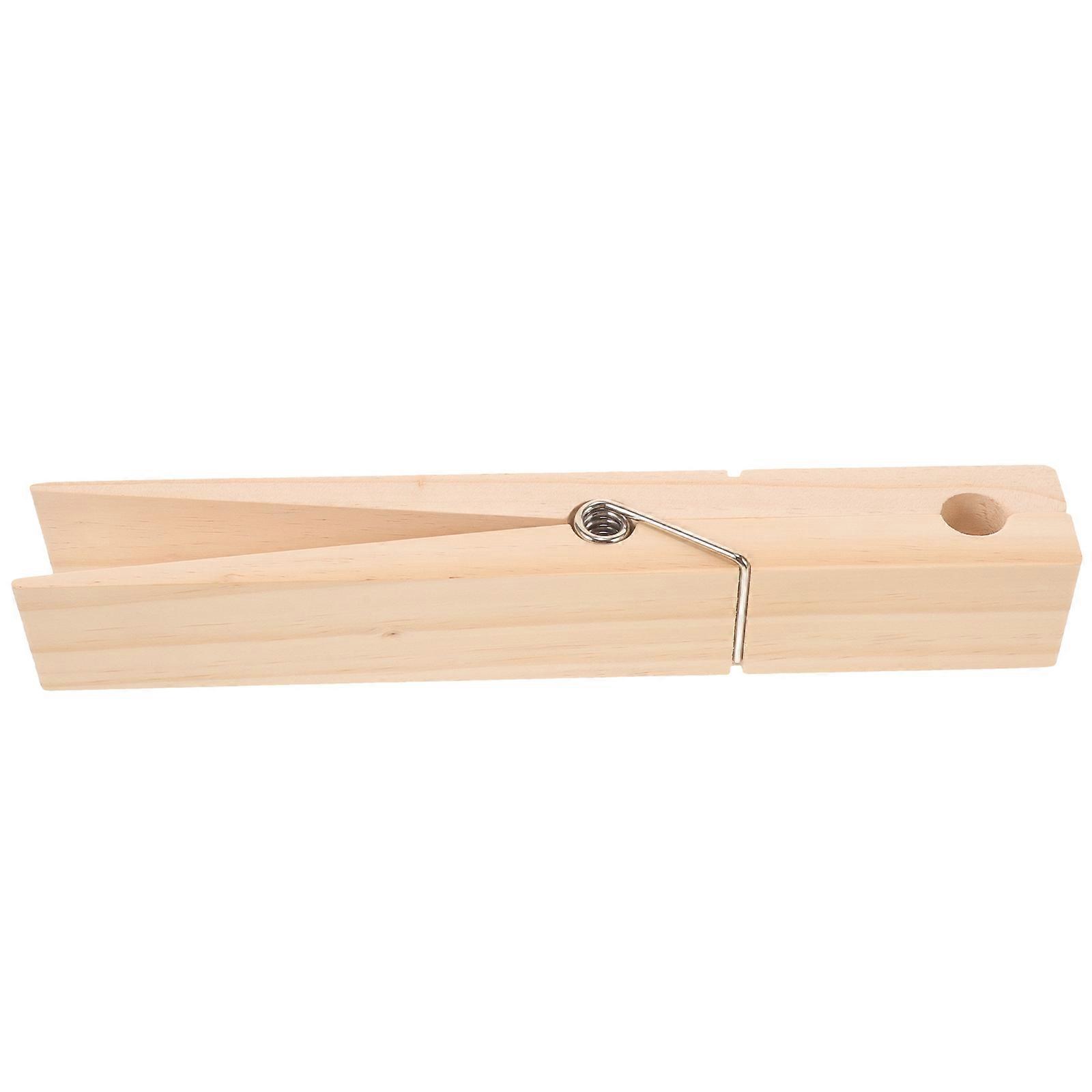 Rectangular Heavy Duty Clothespin Towel Clip With Space-saving Functionality For Bathroom Organization In Khaki Color