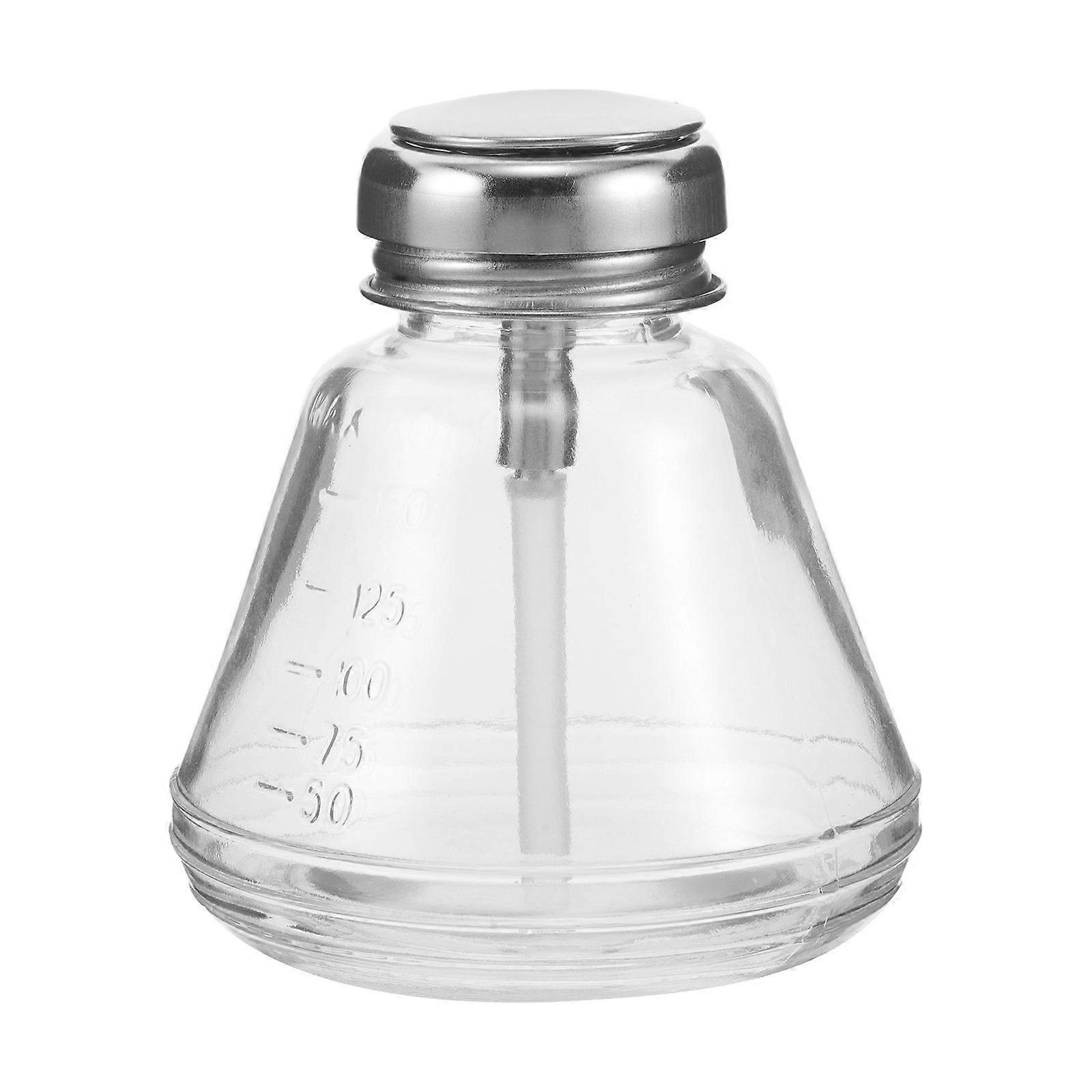 Refillable Push Down Pump Dispenser Nail Polish Remover Bottle