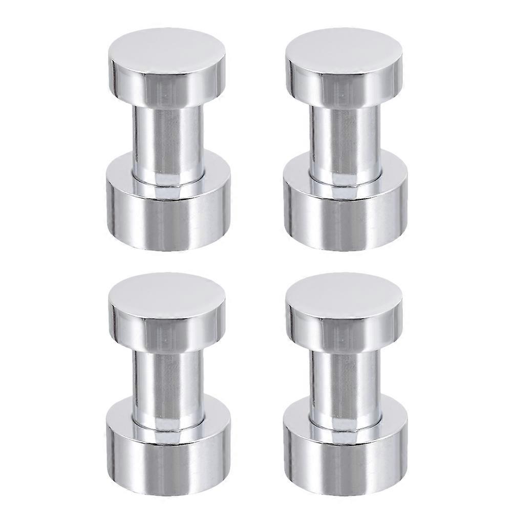 Practical Bathroom Towel Hooks for Home 12Pcs Silver Wall Mounted