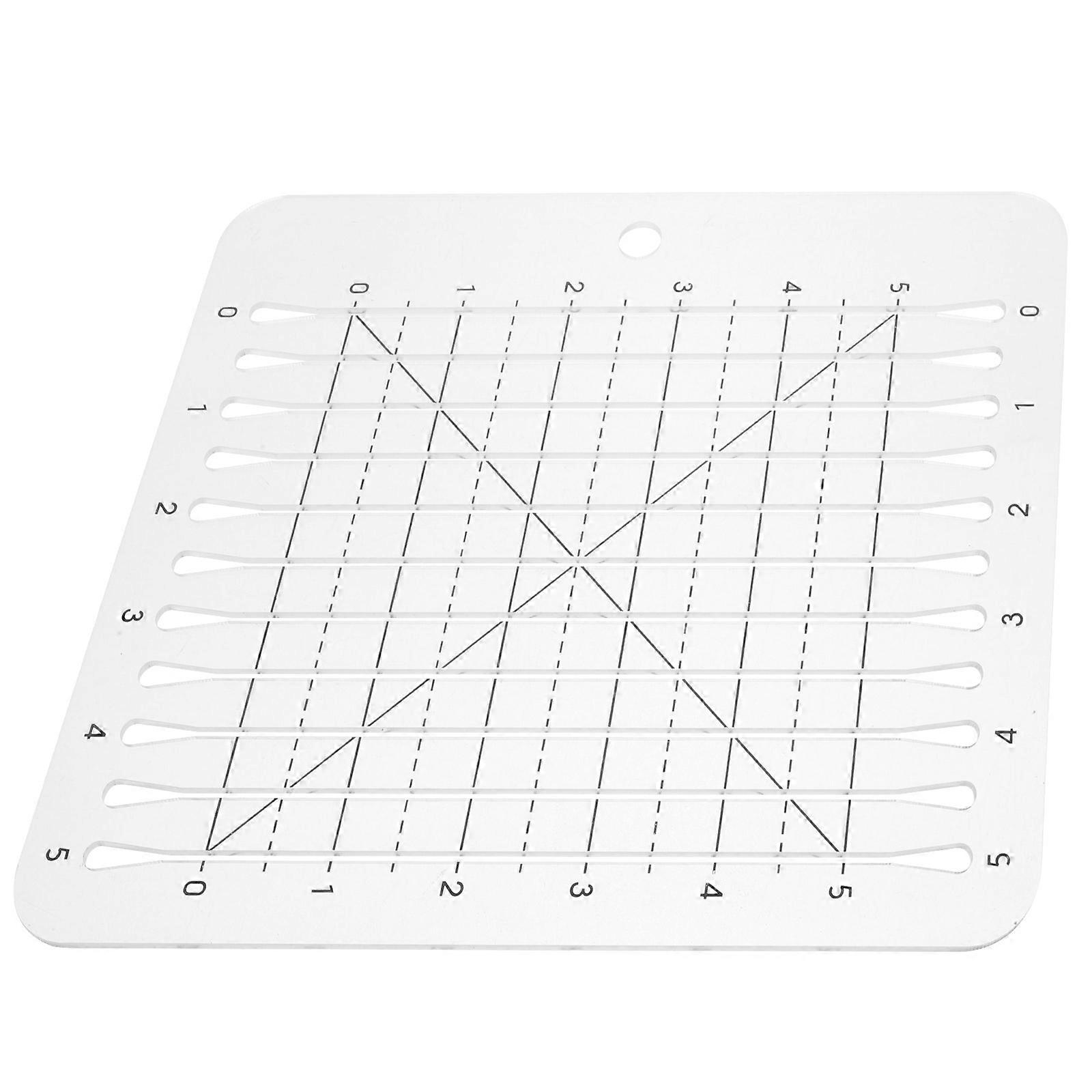 Quilting Ruler Multi-Use Patchwork Template Square 20.30X17.70X0.30CM Sewing Aid for Beginners 1Set