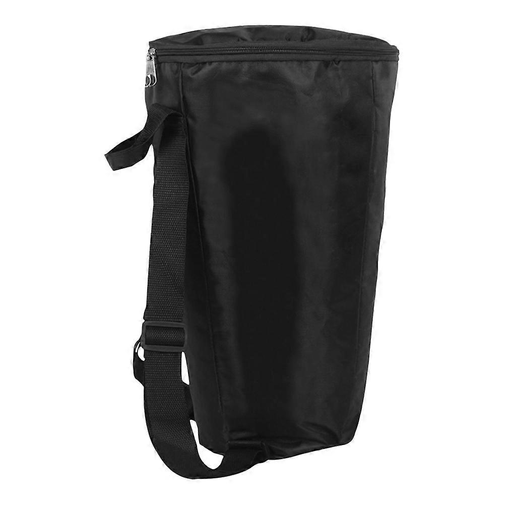 African Drum Backpack Durable Storage Bag for Drum Large Capacity Black