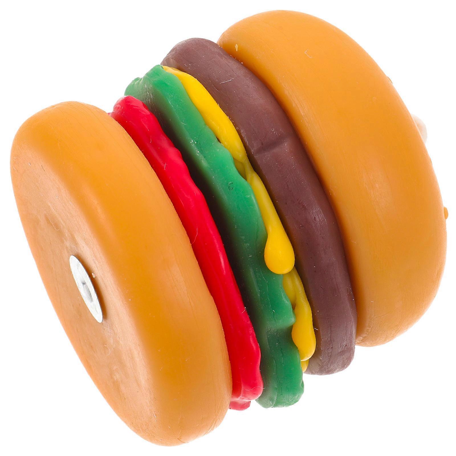 Decorative Burger Shaped Candle for Decor 4Pcs Scented Fried