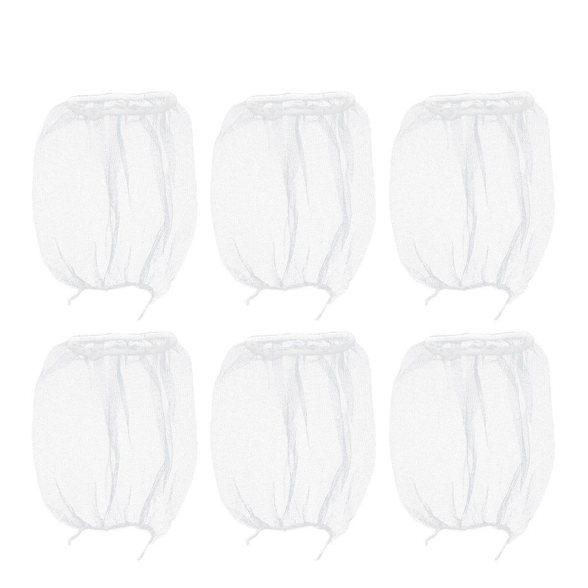 Sink Net Strainer Kitchen Waste Filter Prevent Blockage For Home Kitchen Use Polyester 9x9 Square White 100Set