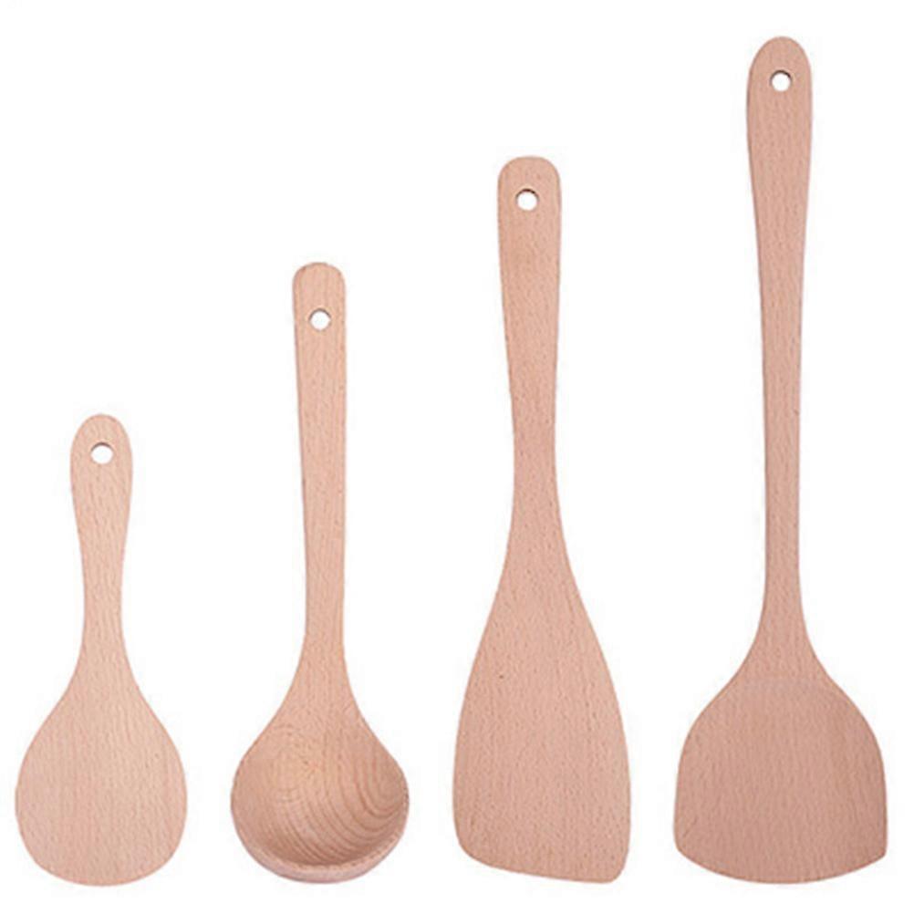 Spatula Cooking Set Beech Wood for Cooking Use 8Pcs