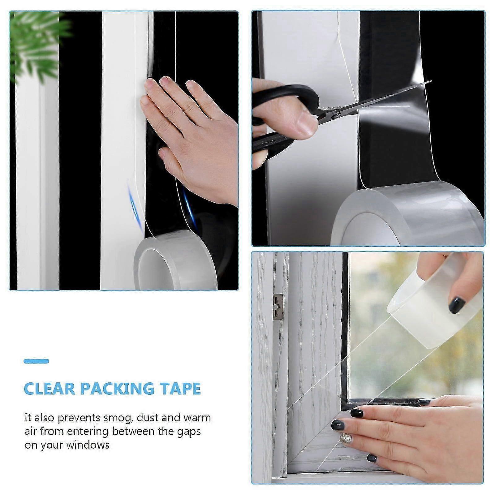 2025 Latest Model  Window Weather Sealing Tape 1 Roll Transparent Window Weather