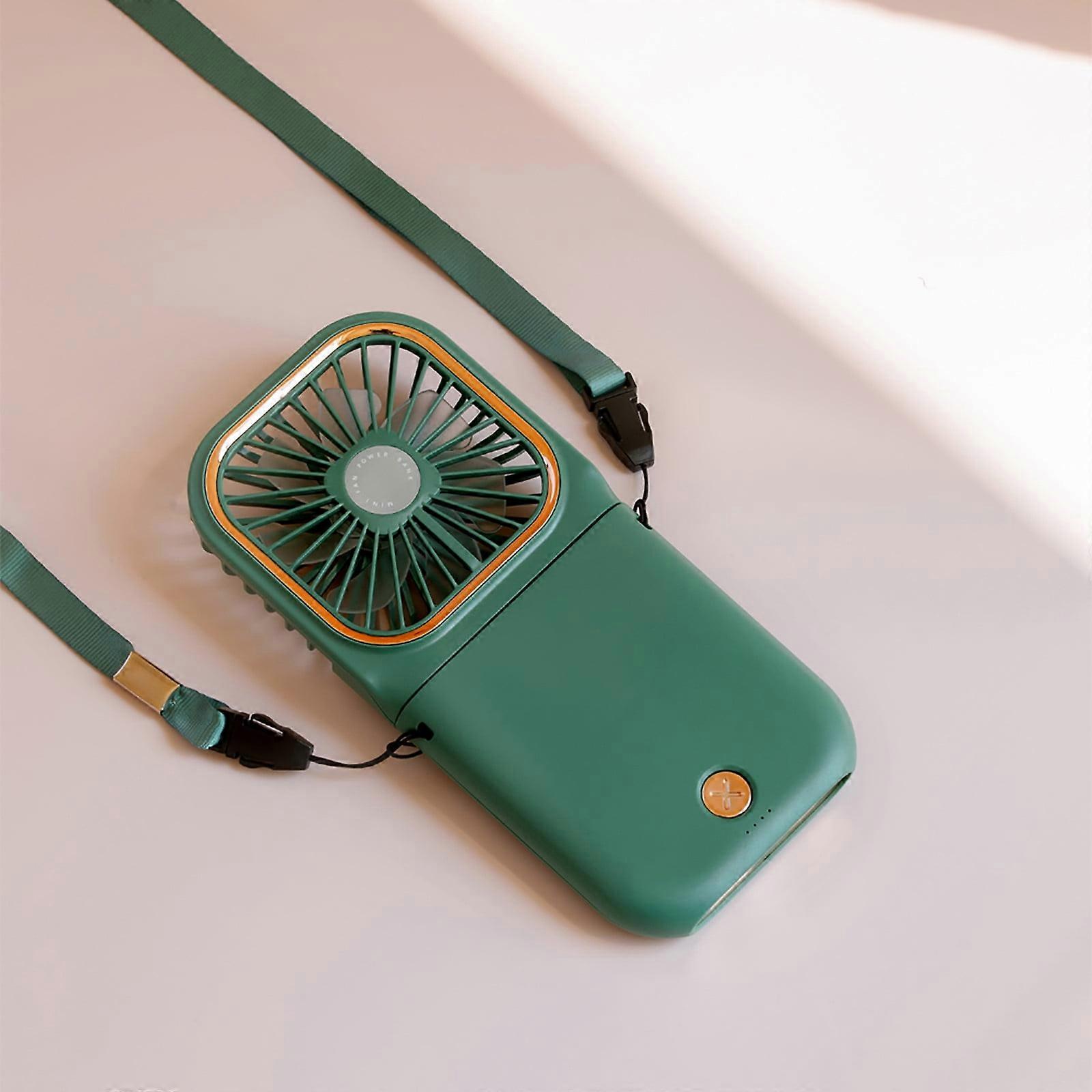 ZKCCNUK Multi-purpose Folding Mini USB Fan, 3-Speed Portable Fan, Compatible with Student Dorm & Home Use, Hangable Desk Fan