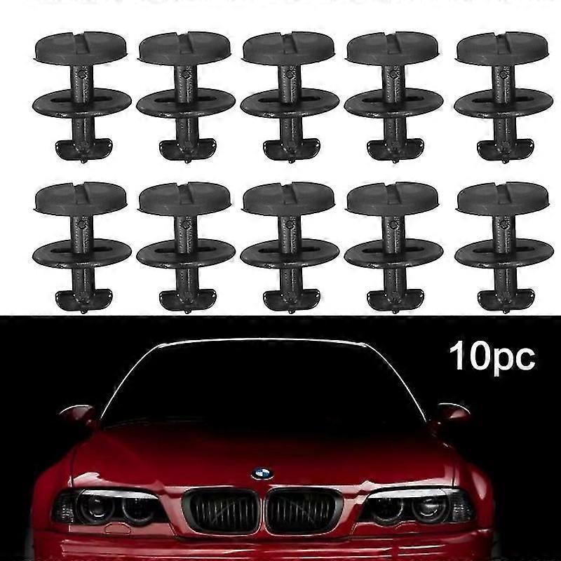 10stk gulvmåtte / tæppeclips bil Universal snap gulvmåtte tæppeclips fastgørelsesholder til BMW E36 E46 E38 E39