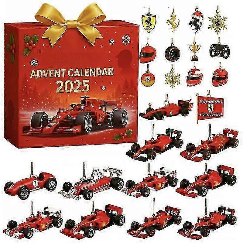 F1 Advent Calendar Advent Calendar Christmas Gift Racing Themed Blind Box 25-26