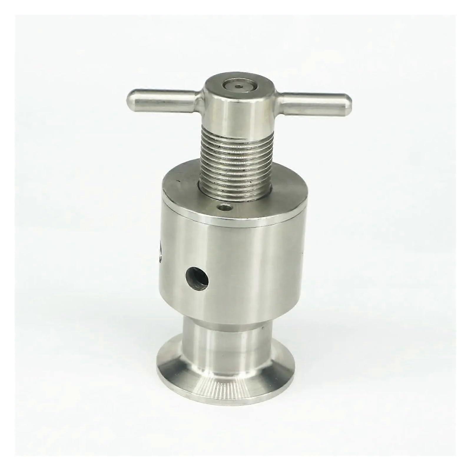 1.5' Pressure Valve 0.55 Bar, Ferrule OD 50.5mm, 304 Stainless Steel, Adjustable