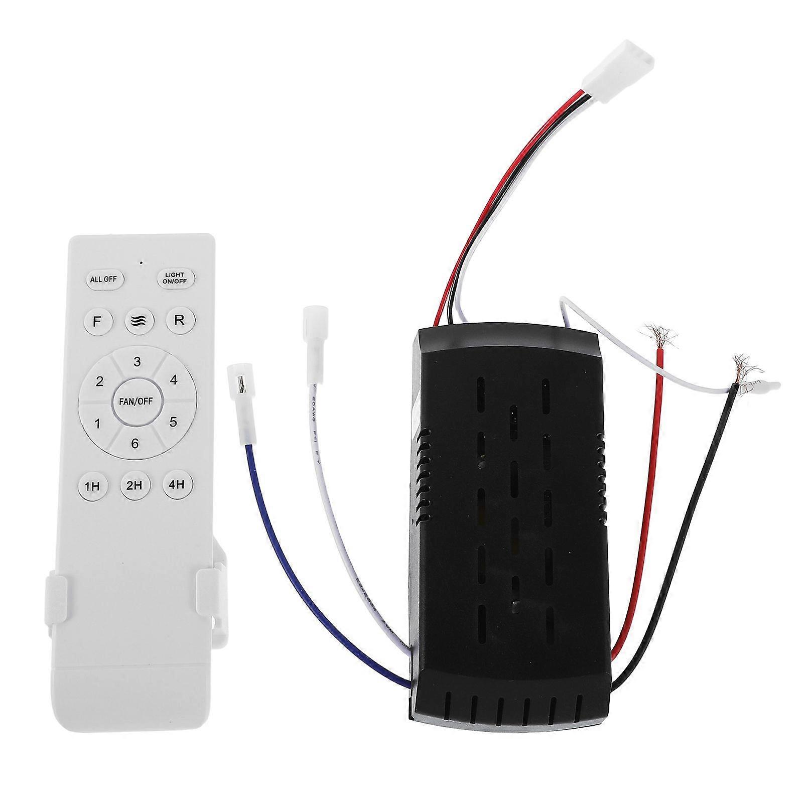 1 Set Variable Speed Ceiling Fan Controller With Dc Motor Wireless Remote Control Electric Fan Motor For Ceiling Fans And Fan Lights