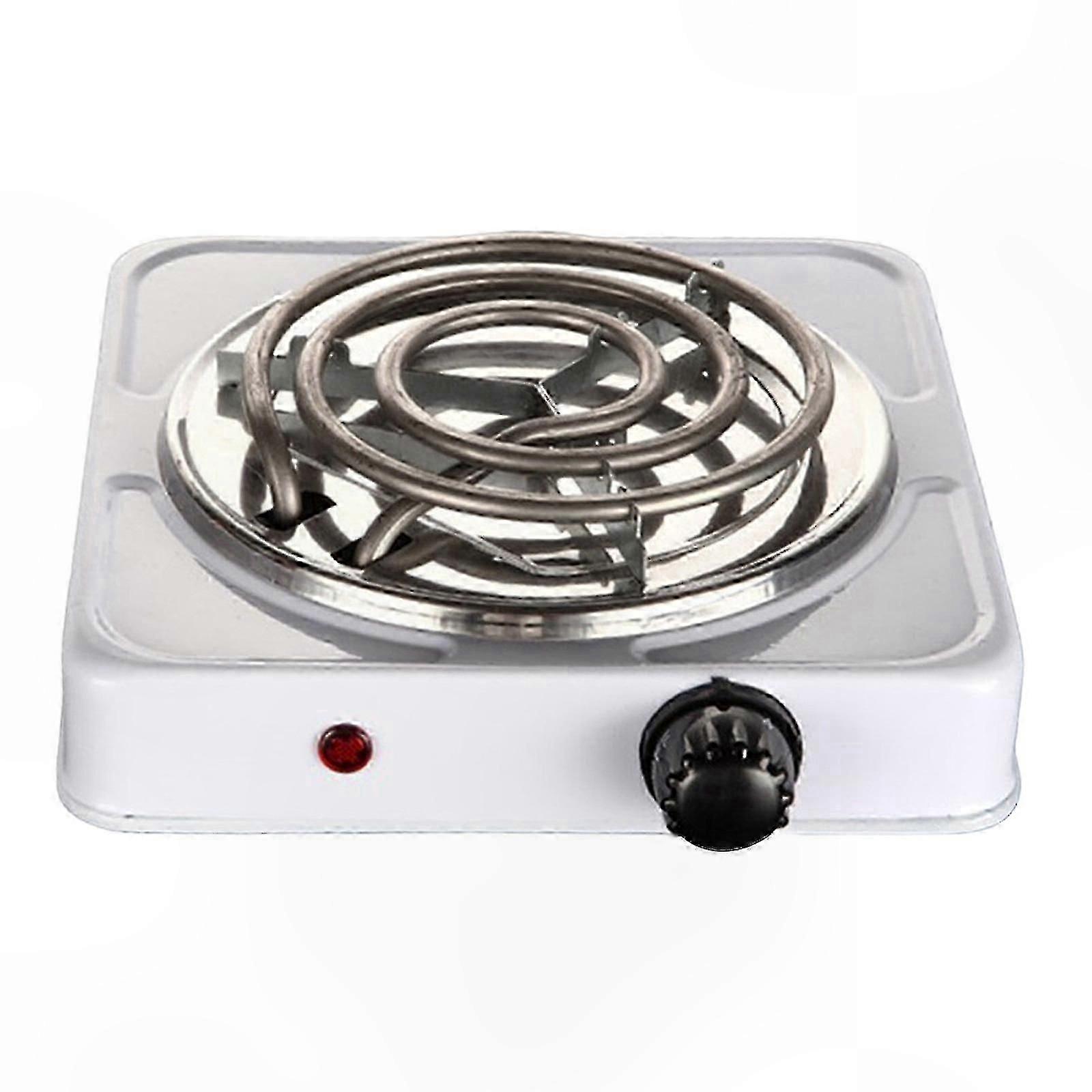 Electric Portable Cooktop with Coil Burner and Indicator Lights for Practical Cooking