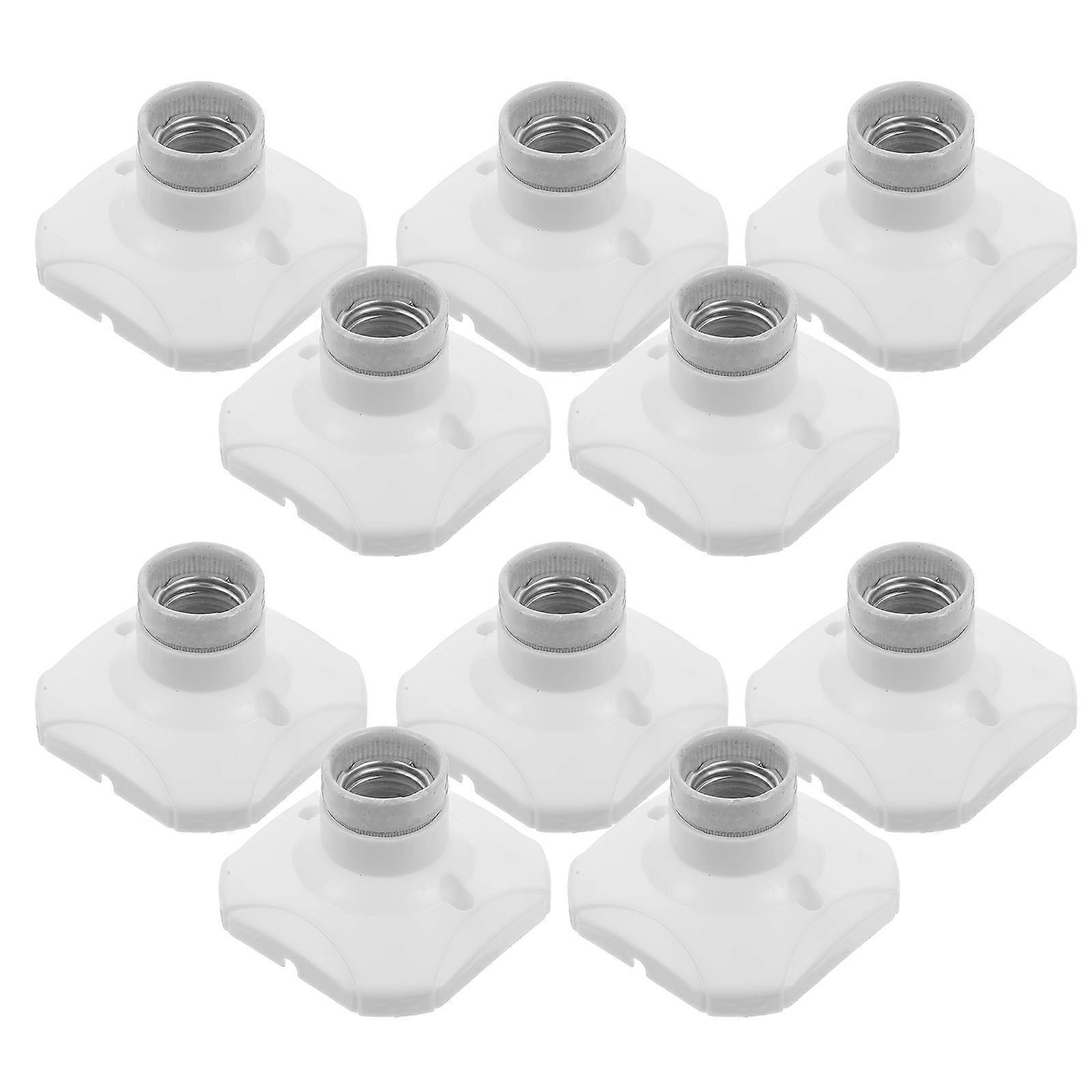 Light Bulb Socket Holder Lamp Holder Base for Pendant Lights 10Pcs