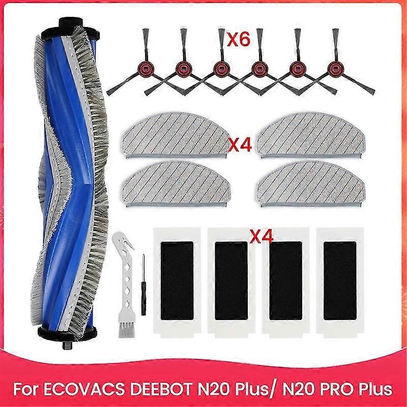 Accessories for ECOVACS DEEBOT N20 Plus/ N20 PRO Plus Robot Vacuum Replacement Parts Main Side Brush