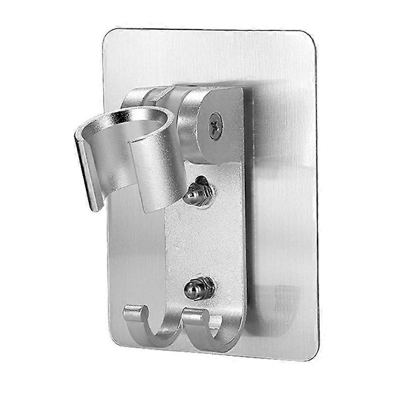 No-hole shower bracket multifunctional space aluminum shower base strong adhesive bracket nozzle adjustable