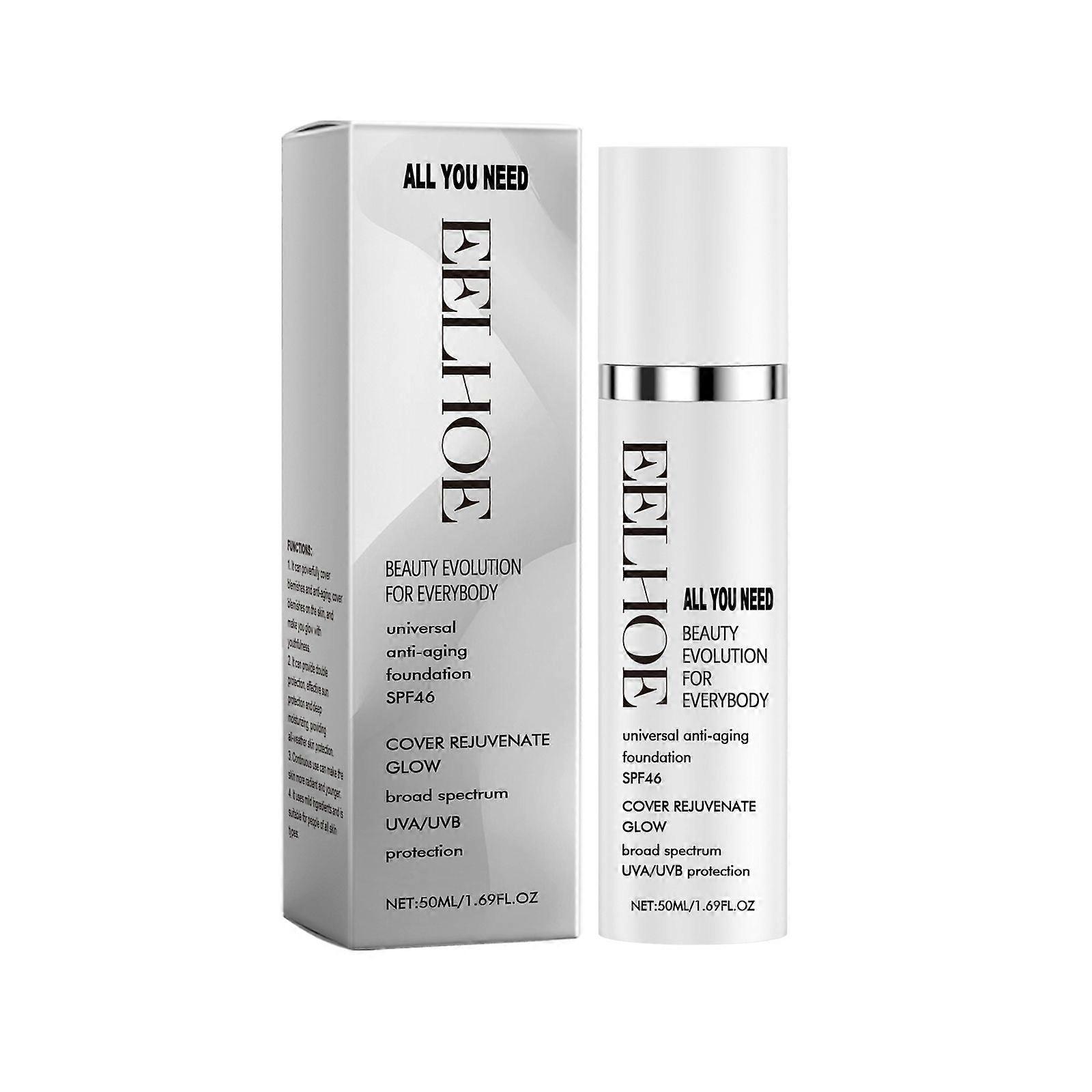 EELHOE Protective Concealer Moisturizing Liquid Foundation Gentle Moisture Fresh Moisture Concealer Light Moisture Moisture Foundation